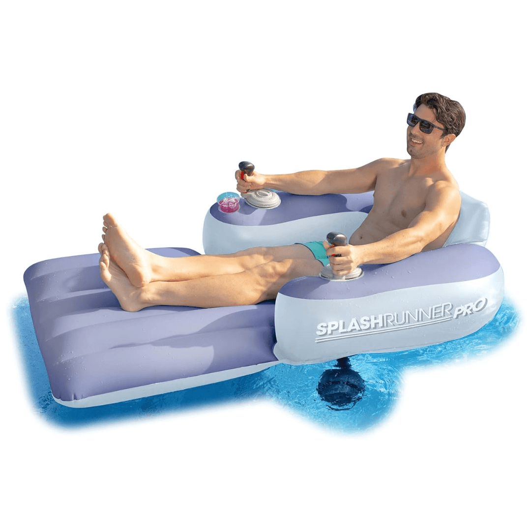 Bóia Motorizada Recarregável com Porta-Copos