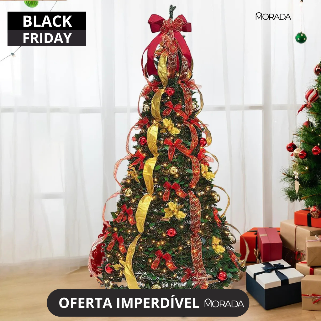 Natal Morada: Árvore Pop-Up Mais Prática do Brasil por Tempo Limitado!