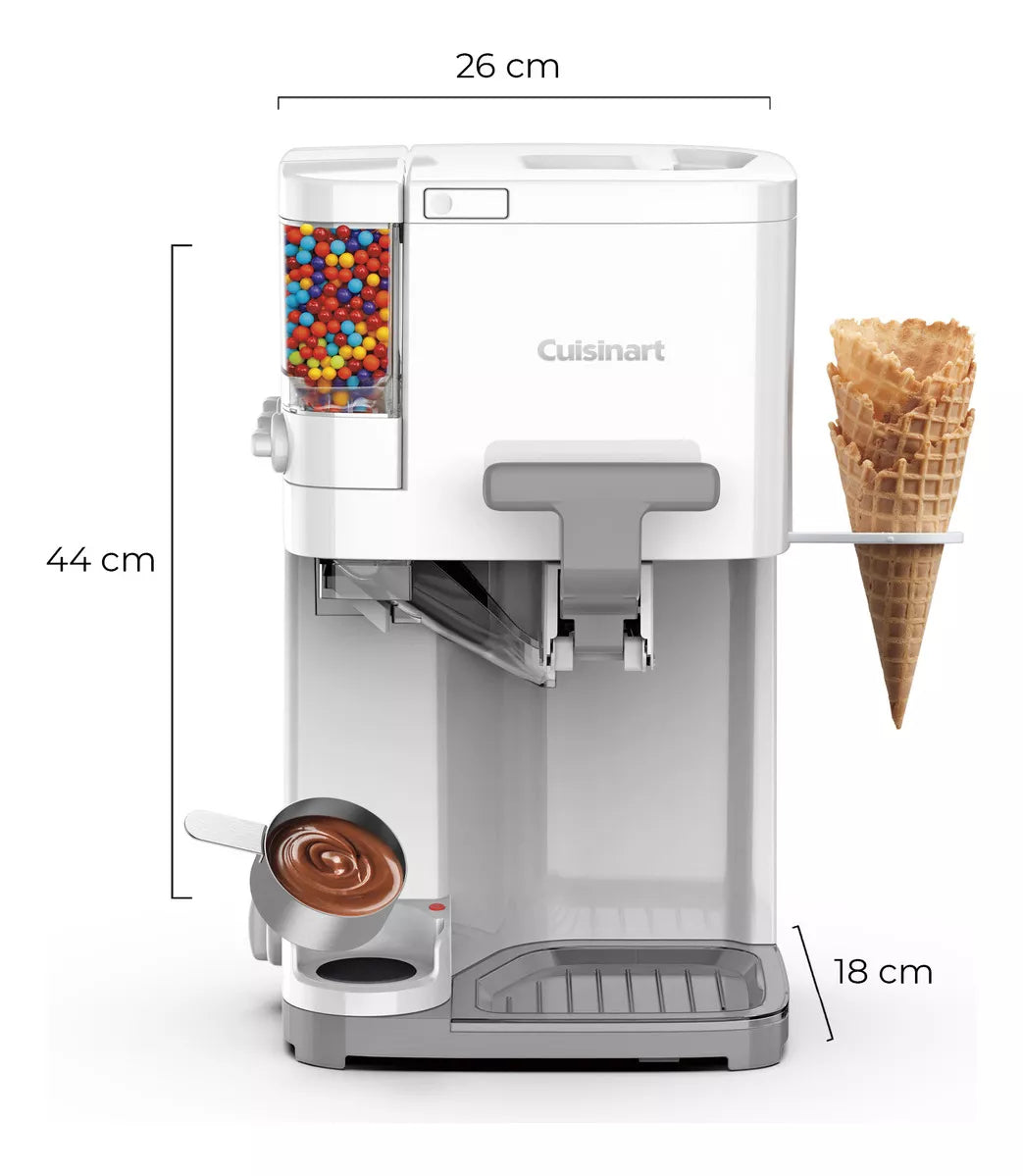 Máquina de Sorvete e Gelato Cuisinart 2,5L - Decora Lar