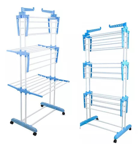 Varal Triplo Versátil e Multifuncional - EXCLUSIVIDADE Decora Lar