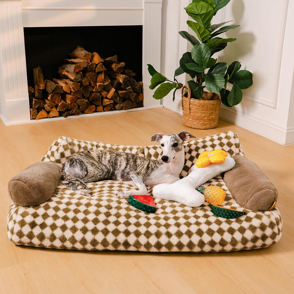 Sofá Cama Para Pet Ortopédico Vintage