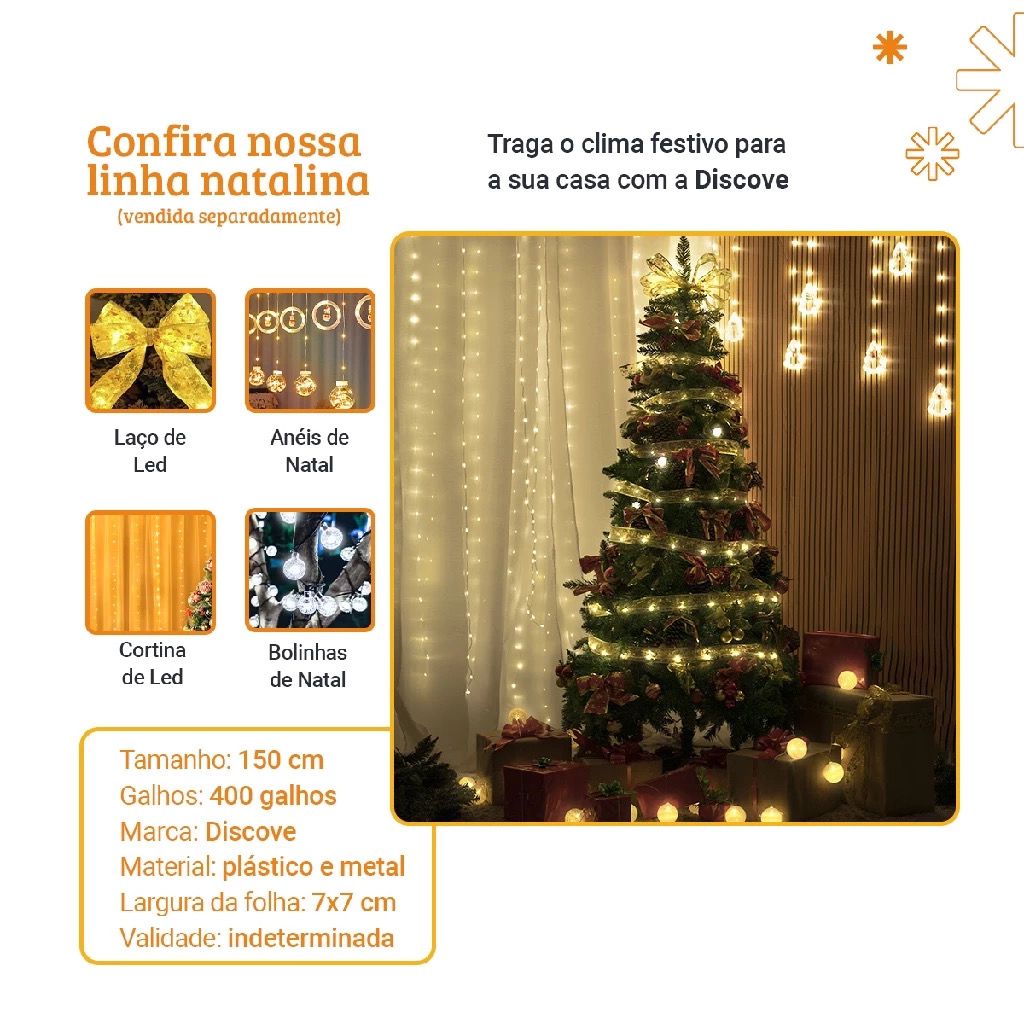 (MAIS VENDIDO) Arvore de Natal Pinheiro Montagem Instantânea com Controle Remoto + 700 Leds PROMOÇÃO BLACK FRIDAY
