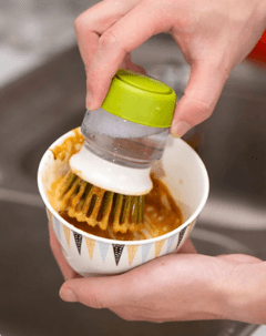 Escova Dispenser para Pratos e Panelas