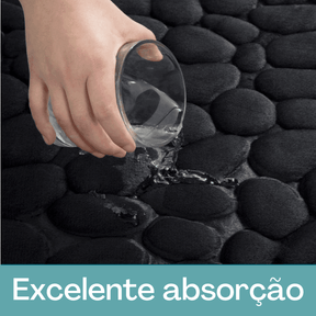Tapete antiderrapante e ultra absorvente para banheiro