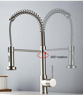 Torneira Gourmet Cozinha Monocomando Luxo Inox