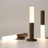 Luminária LED de Parede com Sensor de Movimento Recarregável e Base Removível