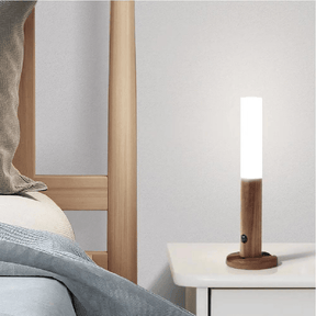 Luminária LED de Parede com Sensor de Movimento Recarregável e Base Removível