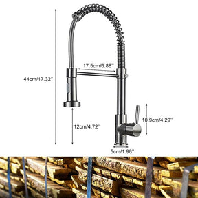 Torneira Gourmet Cozinha Monocomando Luxo Inox